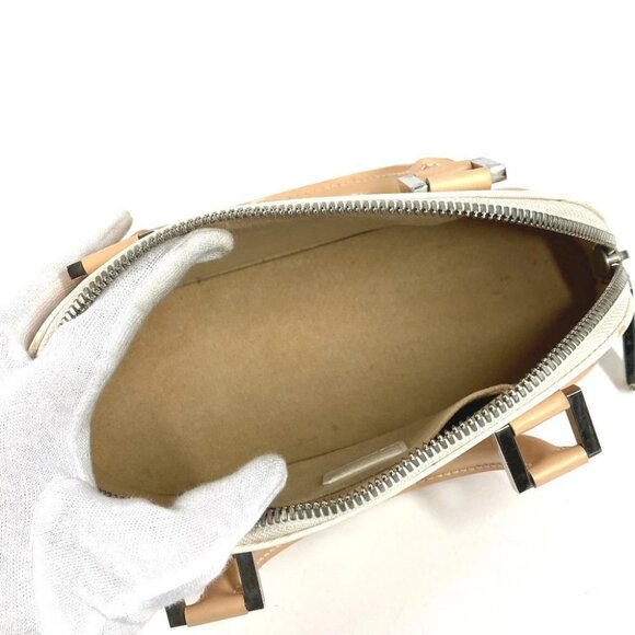 LOUIS VUITTON M92178 MonogramGraffiti Alma PM Hand Bag Leather Beige/White - Picture 12 of 15